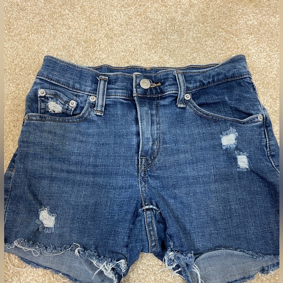 Levi's Pants - Levi’s mid length denim shirt size 25 4 inch inseam